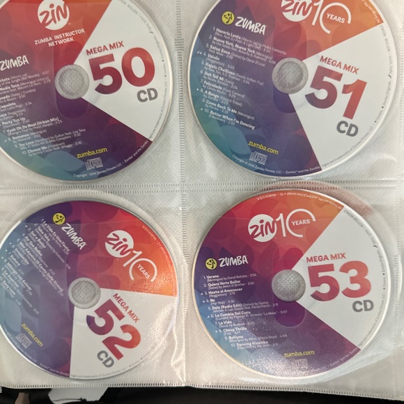 ZIN Zumba Instructor Network MegaMix - 79 CDs - Picture 9 of 16